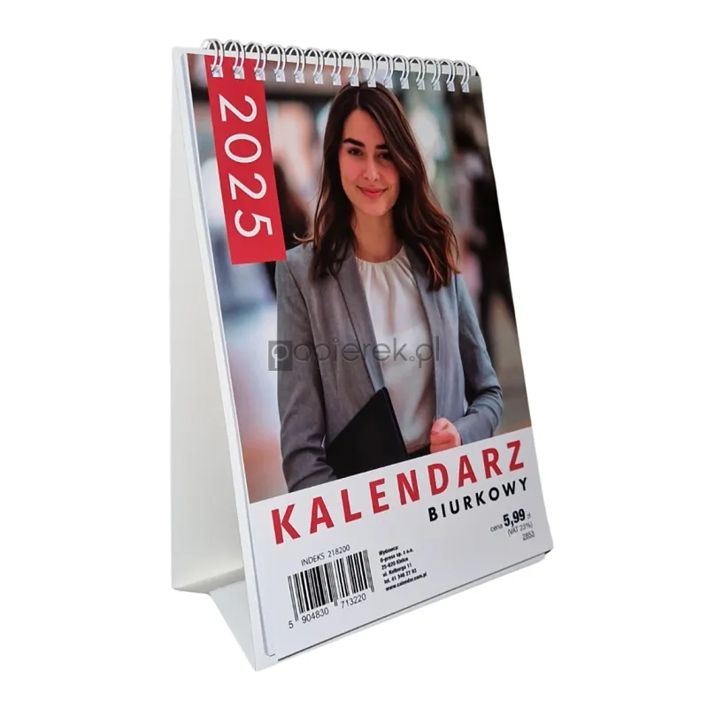 KALENDARZ BIURKOWY A5 2025