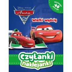 DISNEY AUTA. WIELKI WYŚCIG. CZYTANKI NAKLEJANKI