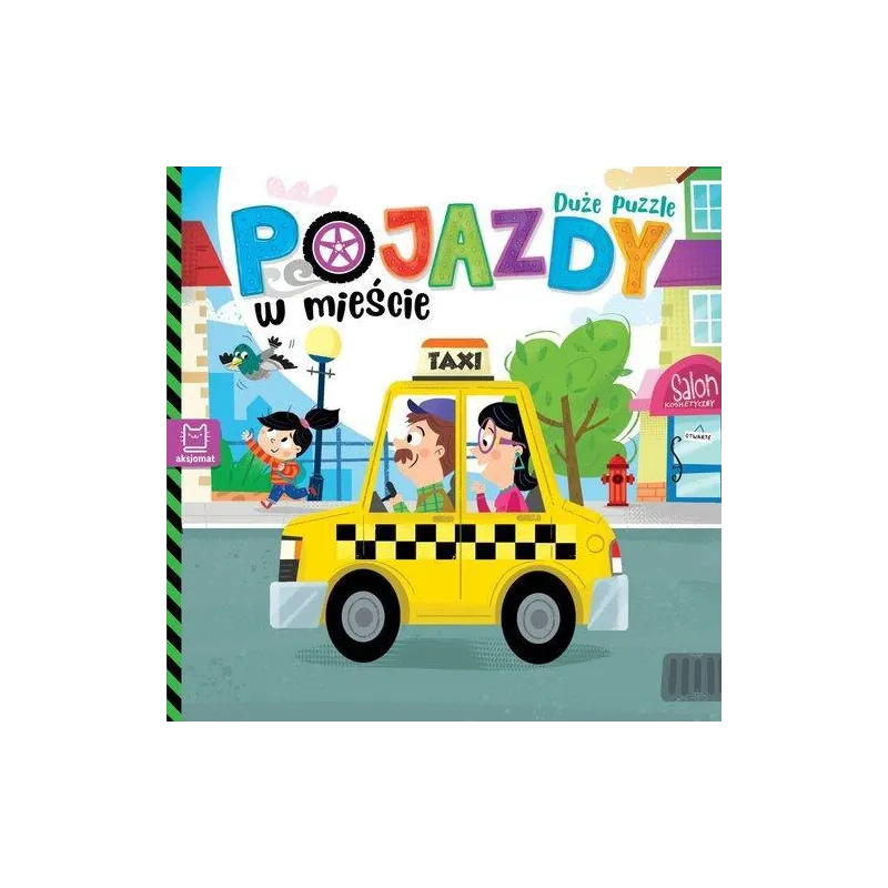 POJAZDY W MIEŚCIE. KSIĄŻKA Z PUZZLAMI