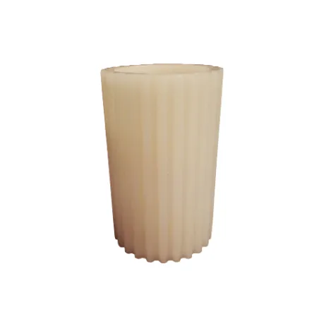 ŚWIECA LED NA BATERIE KREMOWA 12 CM
