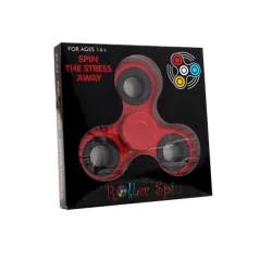 ZABAWKA MAGICZNA FIDGET SPINNER CZERWONY 6+