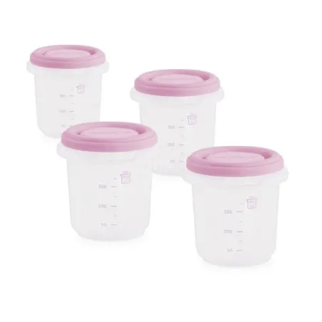 POJEMNIKI HERMETYCZNIE ZAMYKANE NA ŻYWNOŚĆ AZURE ROSE 4 SZTUKI 250 ML MINILAND
