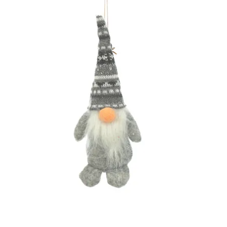 KRASNAL ŚWIĄTECZNY SZARY 18 CM