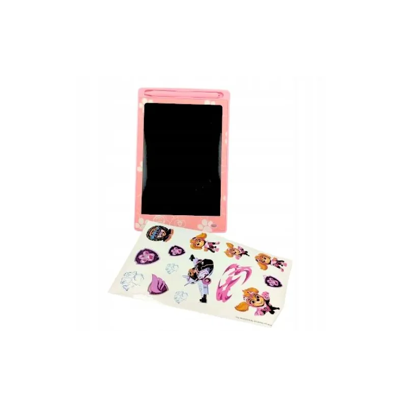 TABLET RÓŻOWY DLA DZIECI LCD PSI PATROL + RYSIK 3+
