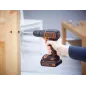 Wiertarko-Wkrętarka Akumulatorowa Black&Decker, Zestaw 80 Akcesoriów W Walizce Wiertarko-Wkrętarka Akumulatorowa Black&Decker, Zestaw 80 Akcesoriów W Walizce