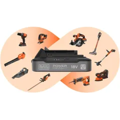 WIERTARKO-WKRĘTARKA AKUMULATOROWA BLACK&DECKER, ZESTAW 80 AKCESORIÓW W WALIZCE