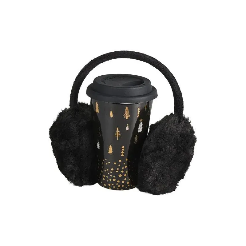 KUBEK CERAMICZNY 350 ML + NAUSZNIKI