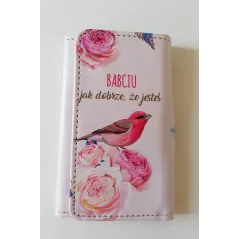 ETUI NA KLUCZE BABCIU JAK DOBRZE, ŻE JESTEŚ RÓŻOWE