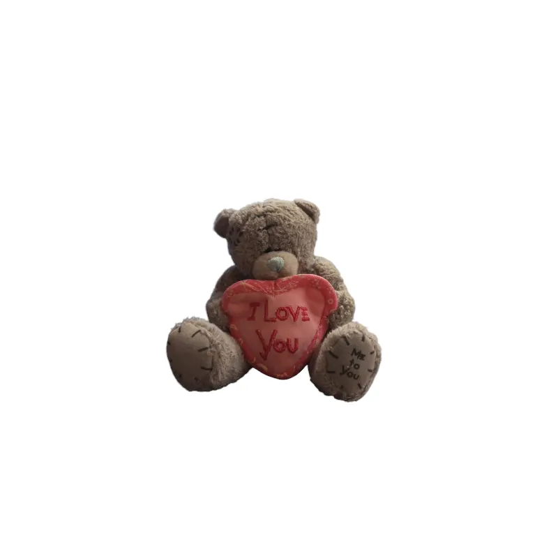 MIŚ MASKOTKA Z SERCEM I LOVE YOU 7 CM
