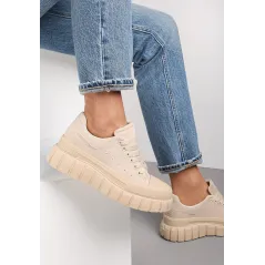 BEŻOWE SNEAKERSY DAMSKIE ROZMIAR 40
