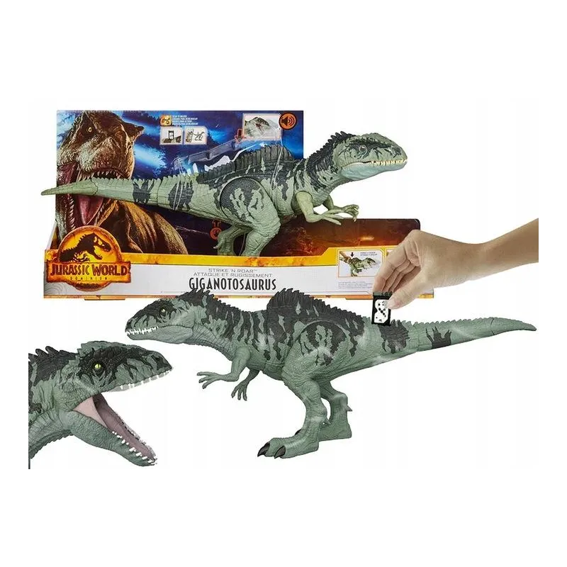INTERAKTYWAN FIGURKA DINOZAUR GIGANOTOSAURUS JURASSIC WORLD 4+ II GATUNEK