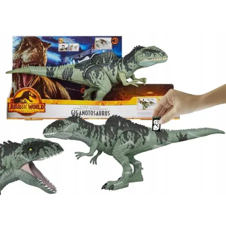 INTERAKTYWAN FIGURKA DINOZAUR GIGANOTOSAURUS JURASSIC WORLD 4+ II GATUNEK