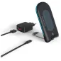 Ładowarka Indukcyjna + Ładowarka Qc 3.0 15W Usb-C Led Wireless Bezprzewodowa Kabel Usb A - Usb C Hama Qi-Fc 15S Ładowarka Indukcyjna + Ładowarka Qc 3.0 15W Usb-C Led Wireless Bezprzewodowa Kabel Usb A - Usb C Hama Qi-Fc 15S