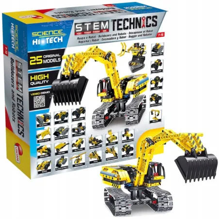 Robot Koparka Hi Tech Klocki Konstrukcyjne 25W1 Lisciani 7+ Ii Gatunek Robot Koparka Hi Tech Klocki Konstrukcyjne 25W1 Lisciani 7+ Ii Gatunek
