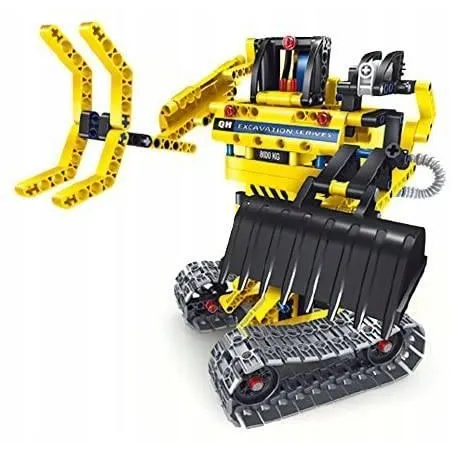 Robot Koparka Hi Tech Klocki Konstrukcyjne 25W1 Lisciani 7+ Ii Gatunek