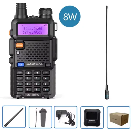 Krótkofalówka Dwupasmowa 8W Baofeng Uv-5R 8W Krótkofalówka Dwupasmowa 8W Baofeng Uv-5R 8W