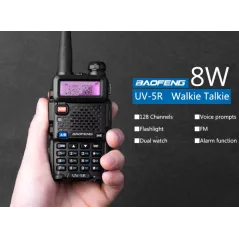 KRÓTKOFALÓWKA DWUPASMOWA 8W BAOFENG UV-5R 8W