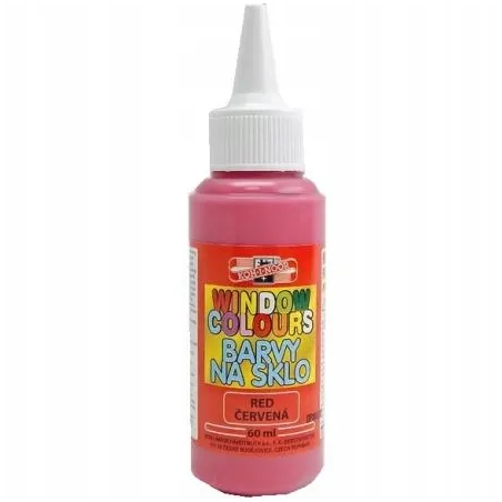 Farba Na Szkło Różowa 60 Ml Koh-I-Noor Farba Na Szkło Różowa 60 Ml Koh-I-Noor
