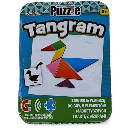 TANGRAM PUZZLE MAGNETYCZNE 3+