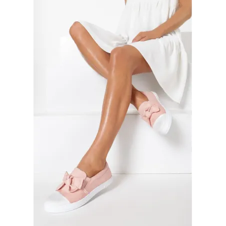 Różowe Slip On Rozmiar 38