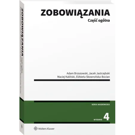 ZOBOWIĄZANIA. CZĘŚĆ OGÓLNA