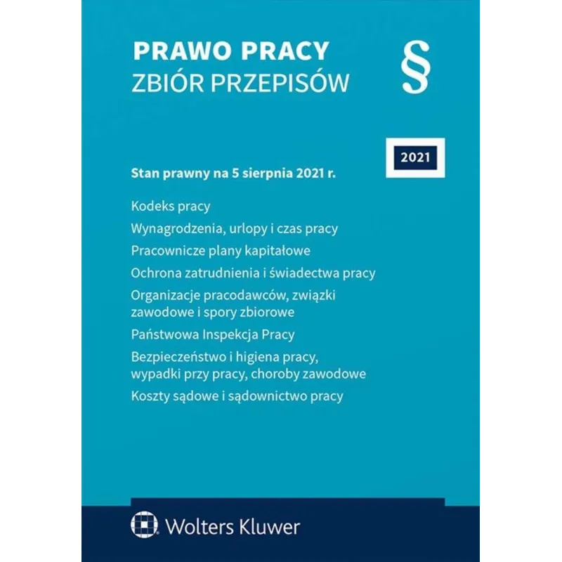 PRAWO PRACY. ZBIÓR PRZEPISÓW