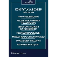 KONSTYTUCJA BIZNESU. ZBIÓR PRZEPISÓW