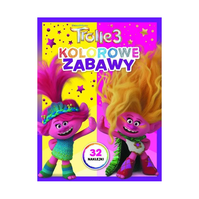 TROLLE 3. KOLOROWE ZABAWY Z NAKLEJKAMI