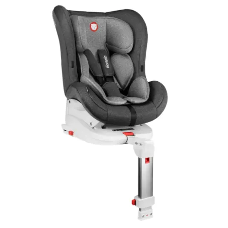 Fotelik Samochodowy Przód Tył 0-18 Kg Isofix Lionelo Lennart Stone Grey