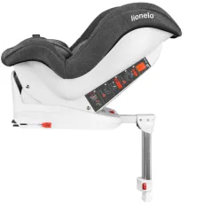 FOTELIK SAMOCHODOWY PRZÓD TYŁ 0-18 KG ISOFIX LIONELO LENNART STONE GREY