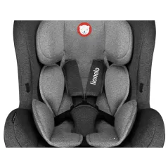 FOTELIK SAMOCHODOWY PRZÓD TYŁ 0-18 KG ISOFIX LIONELO LENNART STONE GREY