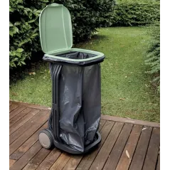 PRZENOŚNY POJEMNIK NA ŚMIECI 100L WÓZEK OGRODOWY GF5770