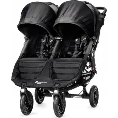 WÓZEK BLIŹNIACZY BABY JOGGER CITY MINI DOUBLE GT BLACK/BLACK