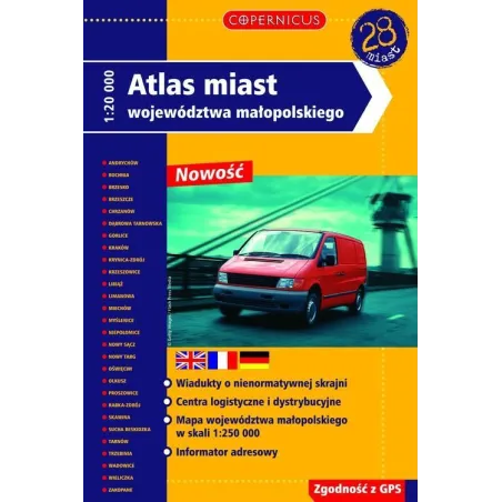 Atlas Miast Województwa Małopolskiego 1:20 000 Atlas Miast Województwa Małopolskiego 1:20 000