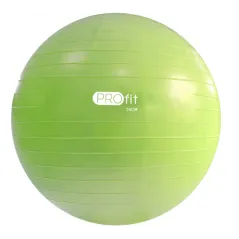PIŁKA GIMNASTYCZNA Z POMPKĄ 55 CM  ZIELONA PROFIT