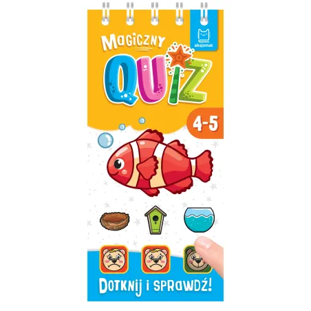 Magiczny Quiz Z Rybką. Dotknij I Sprawdź 4-5 Lat Magiczny Quiz Z Rybką. Dotknij I Sprawdź 4-5 Lat