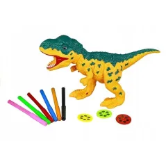 Dinozaur Kreatywny Projektor Do Rysowania Z Pisakami Lean Toys 3+,
