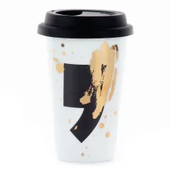 KUBEK TERMICZNY APOSTROF ZŁOTY 250 ML - Panon