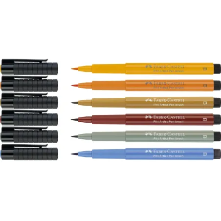 Pisaki Artystyczne 6 Kolorów Faber Castell