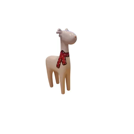 Figurka Ceramiczna Renifer Biała Ii Gatunek Figurka Ceramiczna Renifer Biała Ii Gatunek