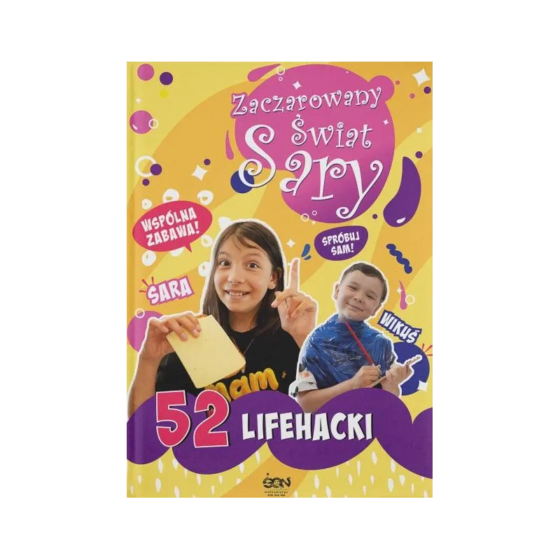 ZACZAROWANY ŚWIAT SARY. 52 LIFEHACKI. KSIĄŻKA Z AUTOGRAFEM