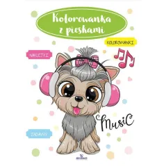 KOLOROWANKA Z PIESKAMI. KOLOROWANKI, NAKLEJKI, ZABAWY