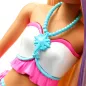 Lalka Barbie Dreamtopia Syrenka Kolorowa Magia + Flamastry Crayola 3+
