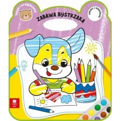 PIESEK. ZABAWA BYSTRZAKA. KSIĄŻECZKA Z NAKLEJKAMI
