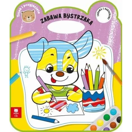 Piesek. Zabawa Bystrzaka. Książeczka Z Naklejkami Piesek. Zabawa Bystrzaka. Książeczka Z Naklejkami