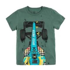 T-SHIRT CHŁOPIĘCY ZIELONY SPEED RACER ROZMIAR 110 CM COOL CLUB