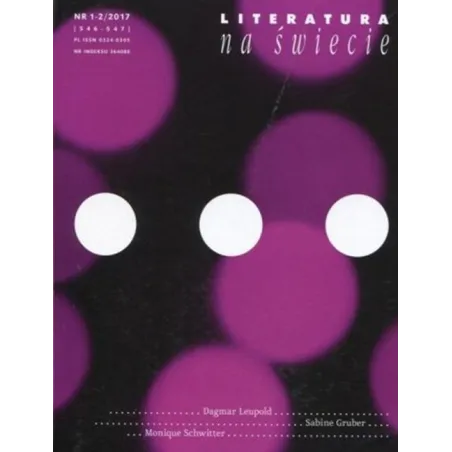 LITERATURA NA ŚWIECIE 1-2/2017
