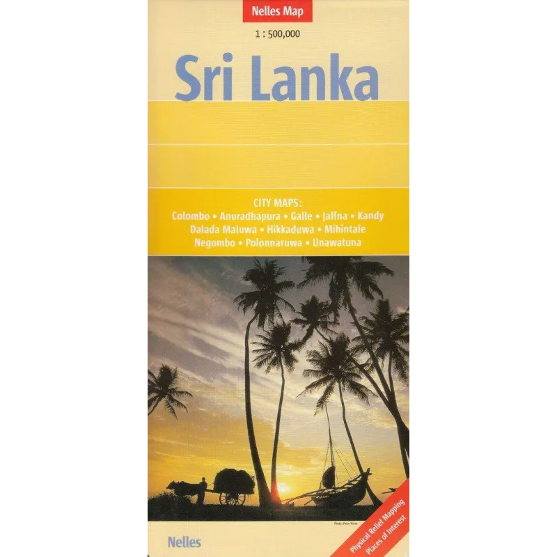 SRI LANKA MAPA 1:500 000 II GATUNEK