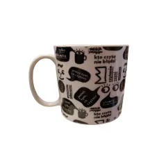 KUBEK CERAMICZNY ZACZYTANI 400ML II GATUNEK