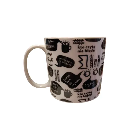 KUBEK CERAMICZNY ZACZYTANI 400ML II GATUNEK